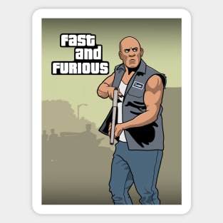 GTA Dominic Toretto Sticker